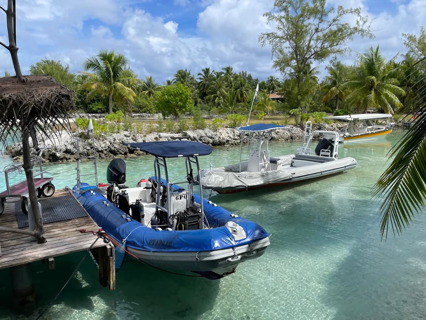 Centre de plongée 6 passengers à Rangiroa